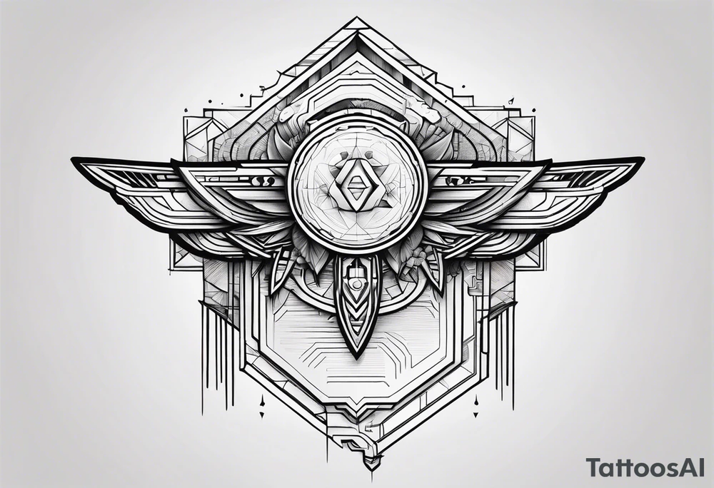 microchip tattoo idea