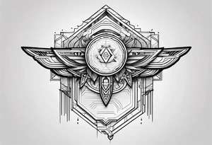 microchip tattoo idea