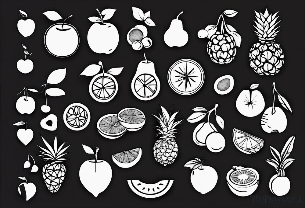 Fruits tattoo idea