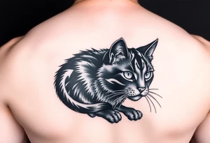 Black Cat tattoo idea
