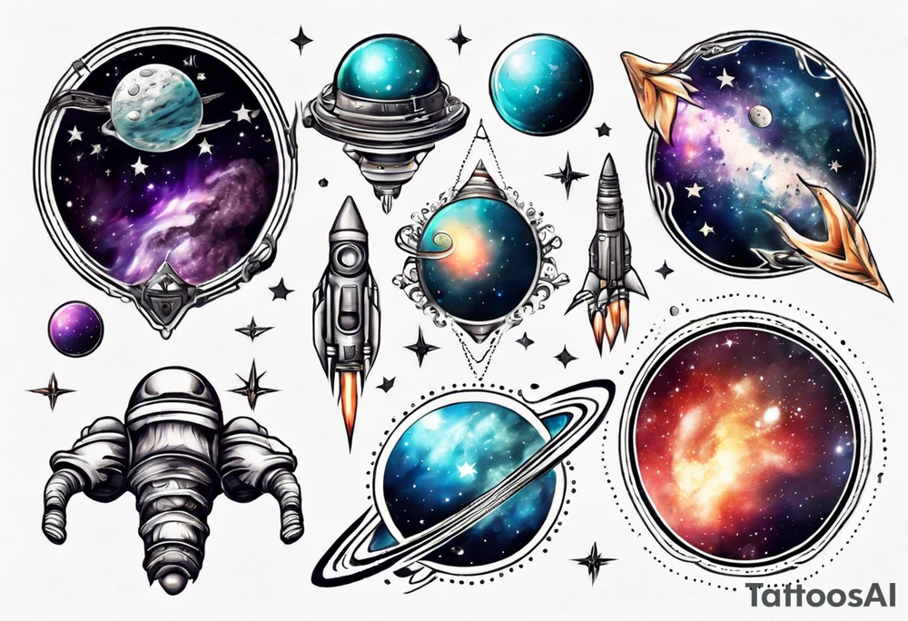 Space tattoo idea