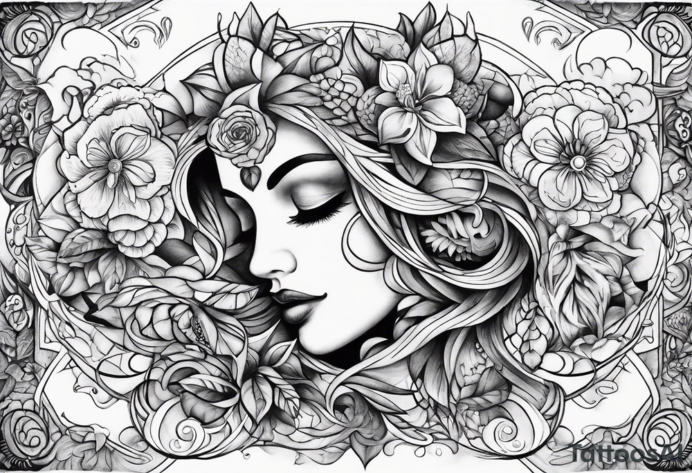 eternal love tattoo idea