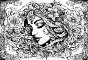 eternal love tattoo idea