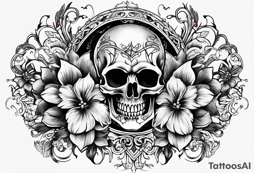 skeletal arm tattoo idea