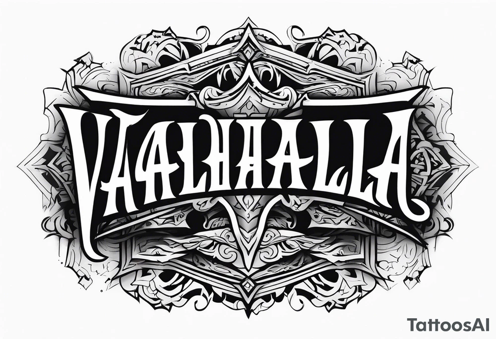 Valhalla mist tattoo idea