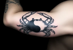 Cancer is my zodiac sign. 1966 is my birth year. I want a unique tat and lean towards the ying yang crab tattoo idea