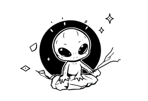 petit  extraterrestre tattoo idea
