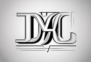 Initials JDM , JNM , JAG tattoo idea