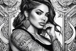 Chicano style 
city 


shootout tattoo idea