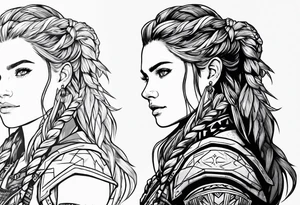 horizon zero dawn aloy tattoo idea
