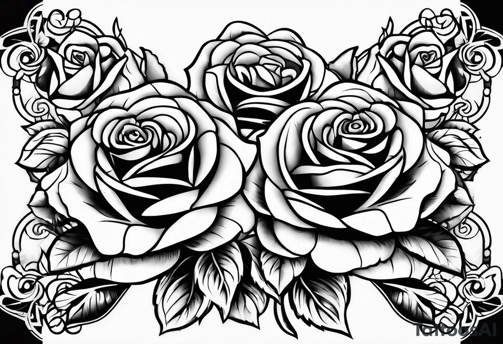 roses
husted name
jenkins name tattoo idea
