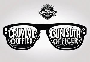 sunglasses Officer tattoo idea