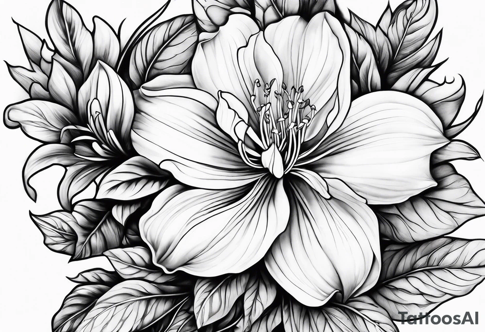 Azaleas tattoo idea