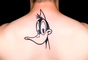 Older 90s Daffy duck high tattoo idea