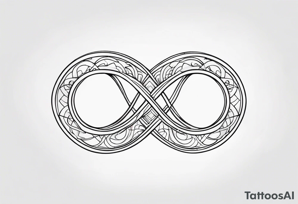 Infinite love tattoo idea