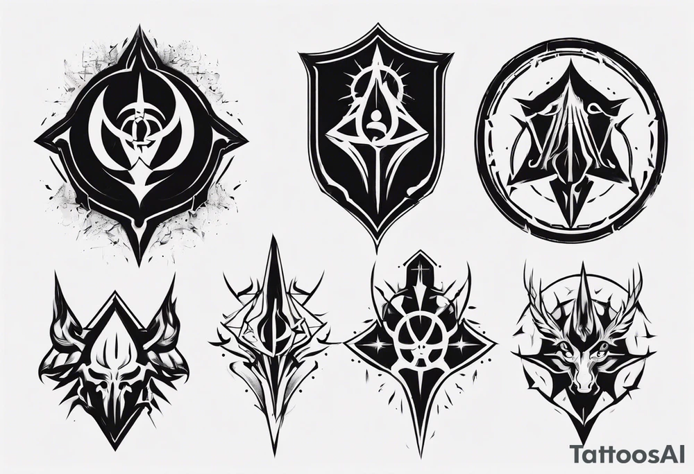 Warlock emblem tattoo idea