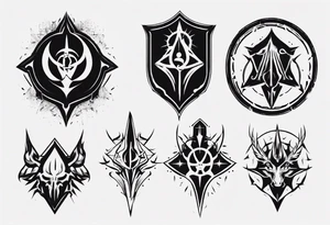 Warlock emblem tattoo idea