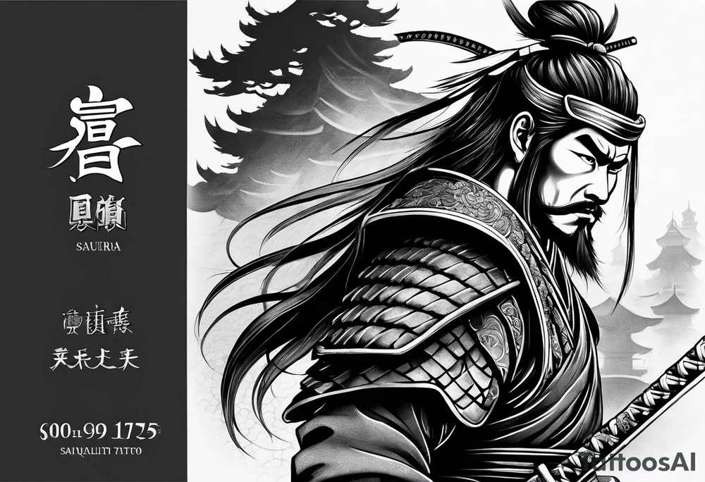 Samurai tattoo idea
