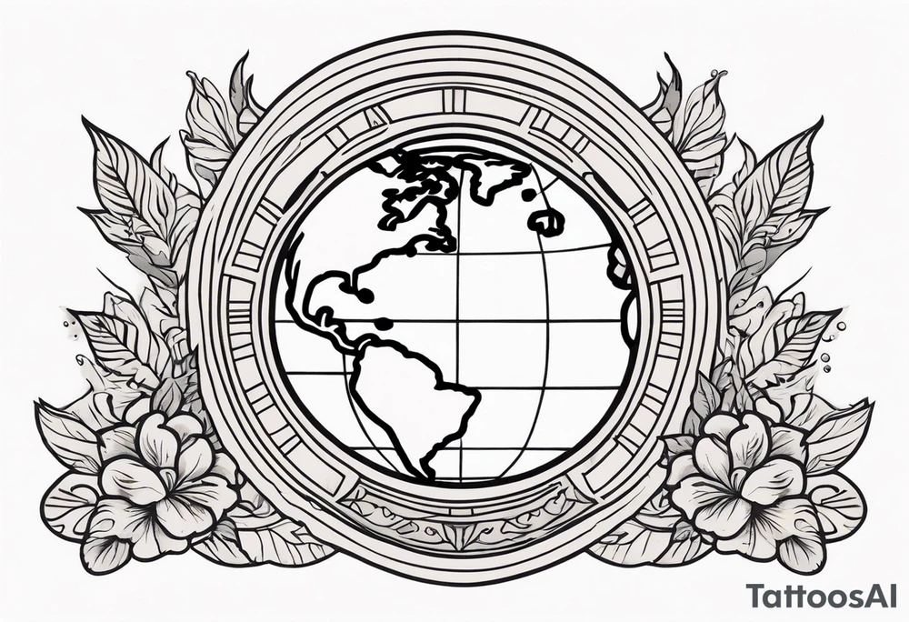 earth



old school vintage simple traditional design 



bold color simple tattoo idea