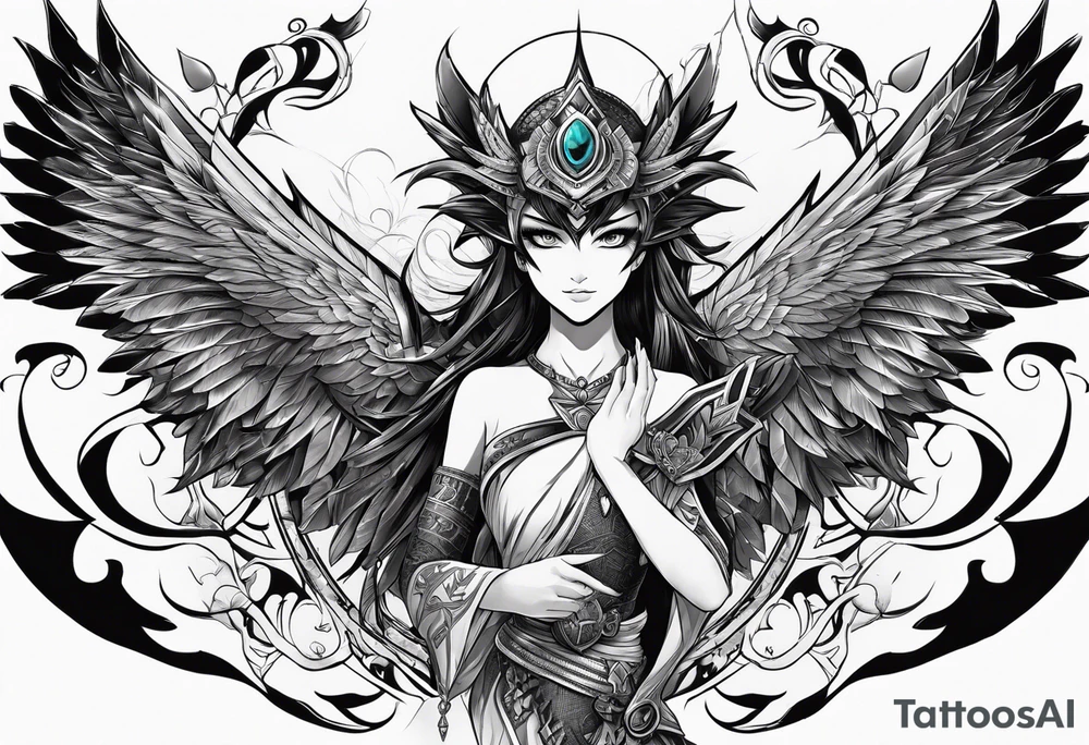 Harpies lady Yu-Gi-Oh! tattoo idea