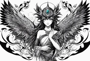 Harpies lady Yu-Gi-Oh! tattoo idea