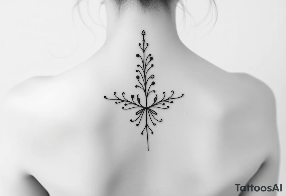 tattos down my spine tattoo idea