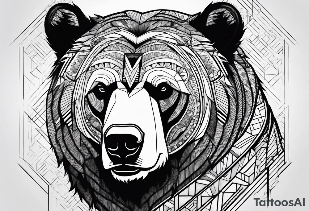 Dancing bear tattoo idea