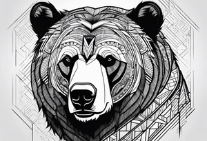 Dancing bear tattoo idea