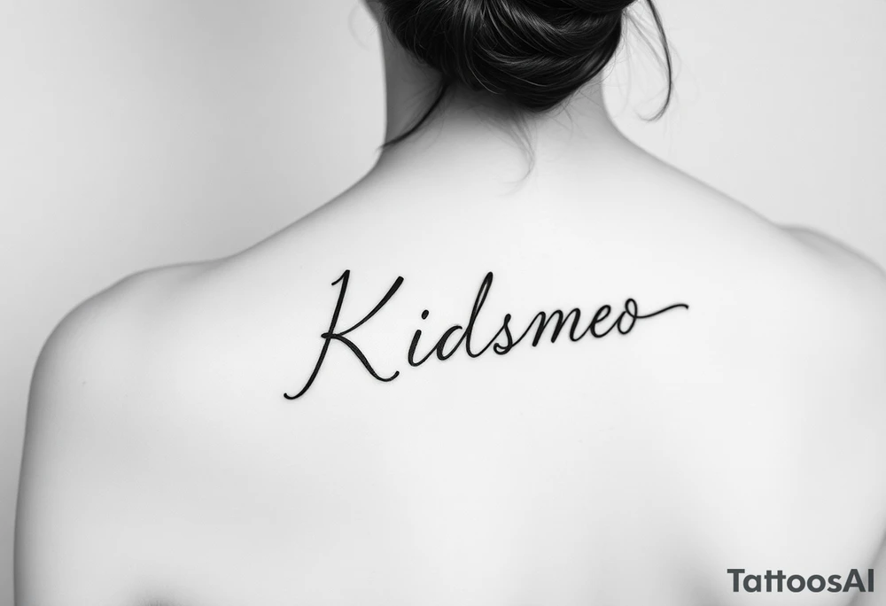 fine line feminine tattoo with kids names for the arm tattoo idea
