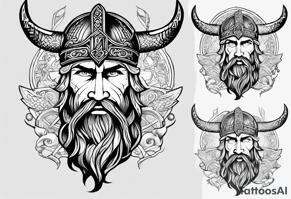 Norse Vikings tattoo idea