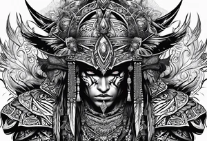 Warrior of Darkness tattoo idea