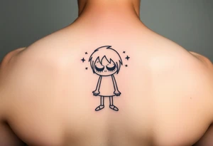 nostalgia sad alone tattoo idea