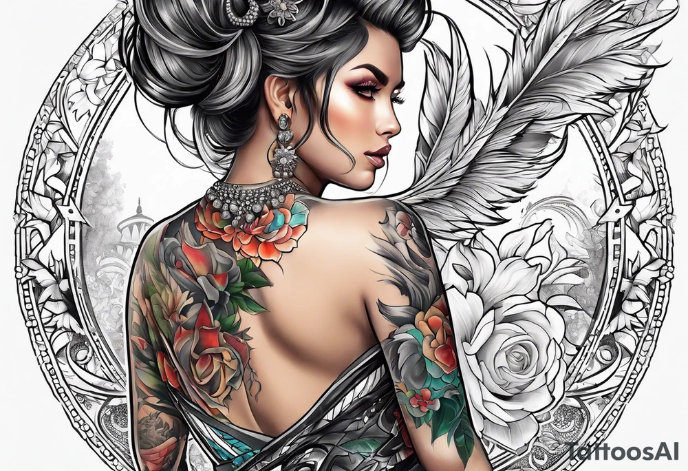 Full back tattoo idea