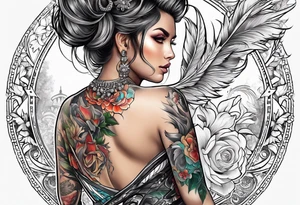 Full back tattoo idea