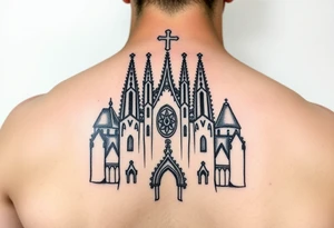 sagrada familia church Barcelona tattoo idea