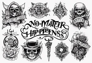 No Matter What Happens tattoo idea