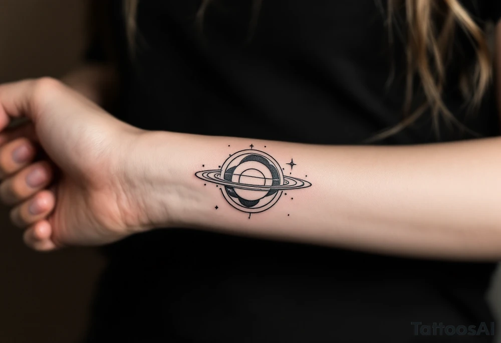 reloj de arena, universo tattoo idea