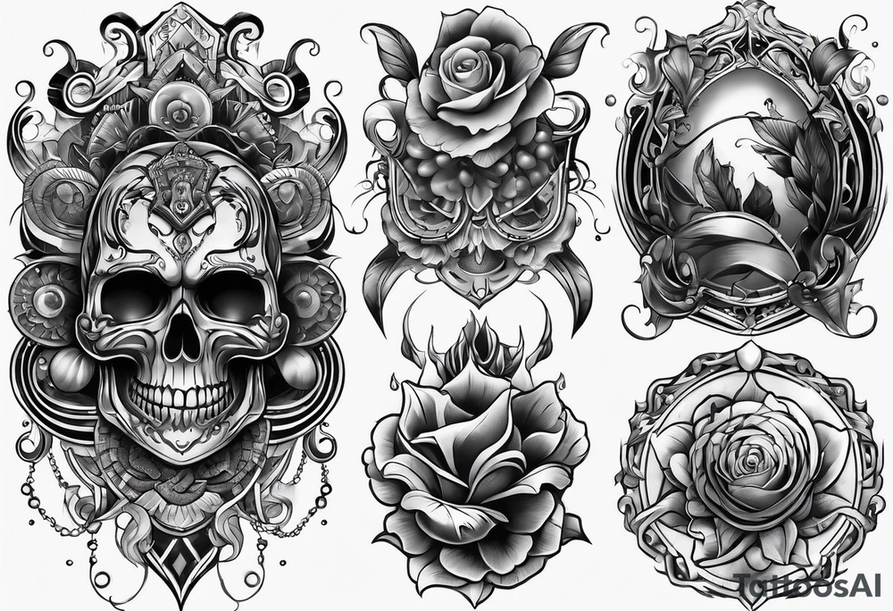 sleeve old school tattoo idea