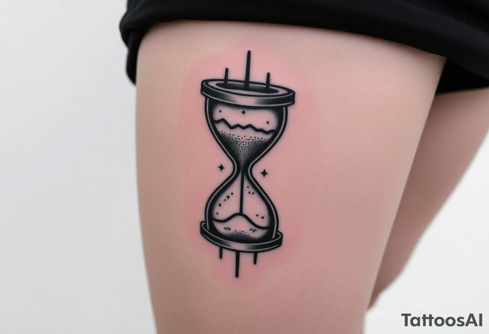 hourglass tattoo idea
