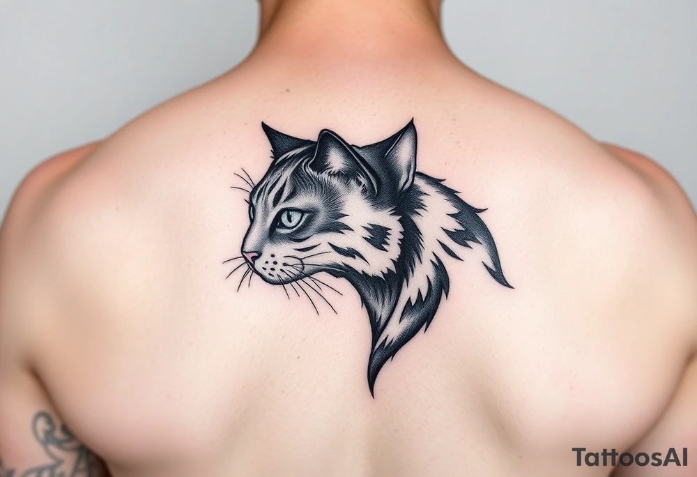 Black Cat tattoo idea