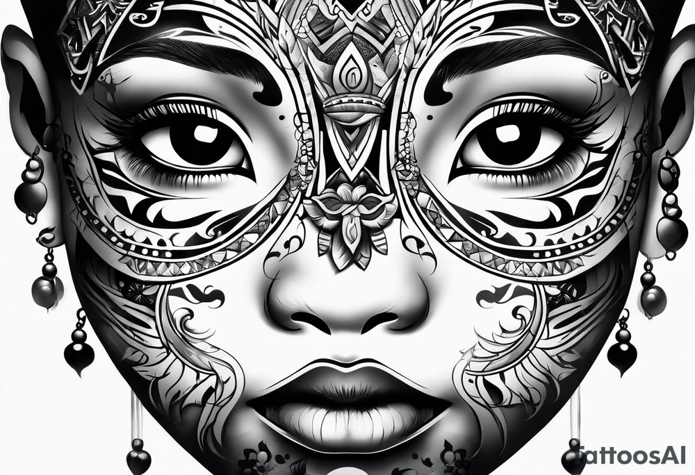 Represents strength of a child tattoo idea
