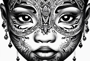 Represents strength of a child tattoo idea
