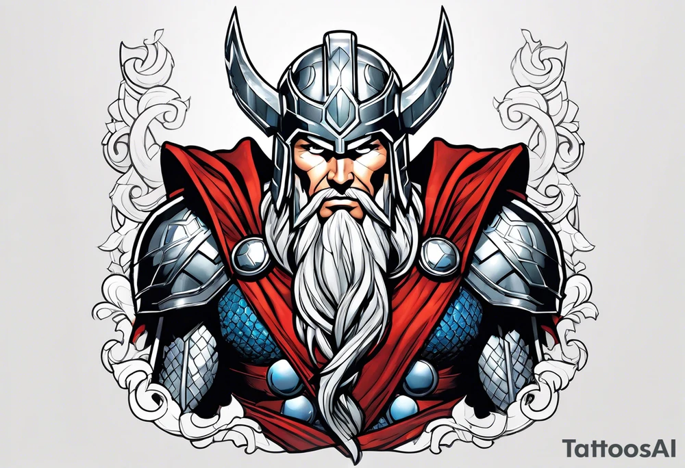 The Mighty Thor from current Marvel comics tattoo idea