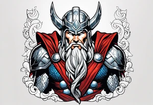 The Mighty Thor from current Marvel comics tattoo idea