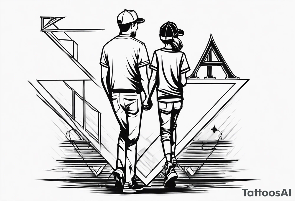 BASEBALL
DIAMOND
FATHER SON
FATHER DAUGHTER
LETTER K tattoo idea