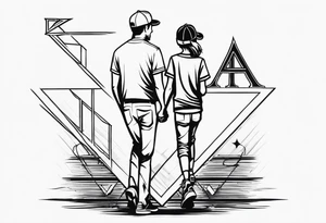 BASEBALL
DIAMOND
FATHER SON
FATHER DAUGHTER
LETTER K tattoo idea