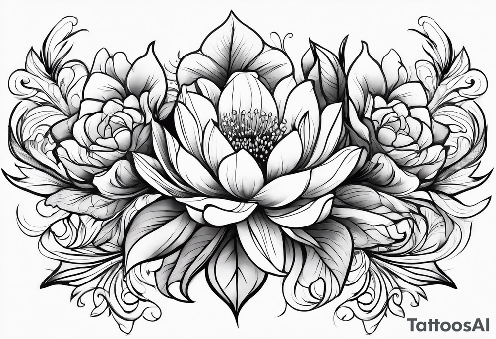 flowers tattoo idea