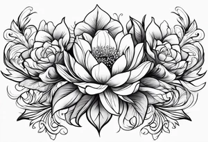 flowers tattoo idea