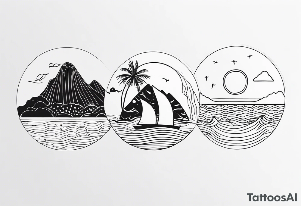 Acapulco inspired tattoos for women tattoo idea