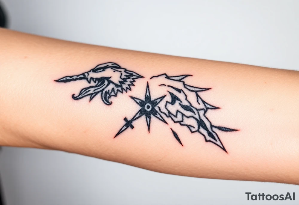 Mitsubishi tattoo idea